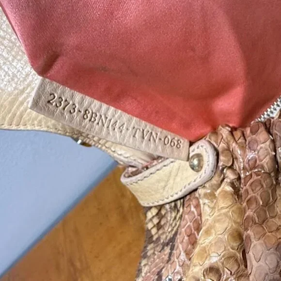 VINTAGE Fendi PITHON Skin Embossed Magic Bag - Picture 16 of 17